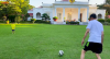 Akhir Pekan, Presiden Jokowi Main Bola Bareng Jan Ethes di Istana Kepresidenan