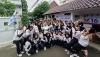 Caleg Perindo Diska Resha Senam Bareng Emak-Emak dan Gelar Bazar Sembako Murah di Ragunan Jaksel