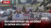 Ratusan Massa Gelar Demo di KPU Depok, Kritik Pelaksanaan Pemilu 2024