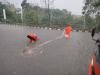 Jalan Raya Alternatif Sentul Bogor Tergenang Banjir