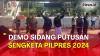 Puluhan Massa Demo Putusan Sengketa Pilpres Mulai Berdatangan di Patung Kuda