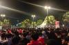 Ribuan Masyarakat Bubar dengan Tertib usai Nobar Timnas Indonesia di GBK 