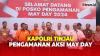Tinjau Aksi May Day, Kapolri Komitmen Lindungi dan Kawal Hak Buruh