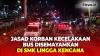 Jasad Korban Kecelakaan Bus di Subang Disemayamkan di Yayasan SMK Lingga Kencana