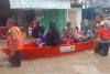 Banjir Luapan Sungai Cisanggarung Landa 4 Desa di Cirebon, Ribuan Rumah Terendam