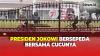 Momen Presiden Jokowi Ajak Jan Ethes Bersepeda di Istana Presiden Yogyakarta