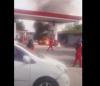 Emak-Emak Tancap Gas usai Isi BBM, Dispenser SPBU di Cilegon Terbakar