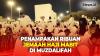 Penampakan Ribuan Jemaah Haji dari Berbagai Negara saat Mabit di Muzdalifah