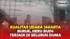 Pagi Ini Kualitas Udara Jakarta Terburuk Ke-3 di Dunia, Heru Budi: Terjadi di Seluruh Dunia
