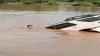 Detik-Detik Fortuner Ditumpangi Kapolsek Katingan Hulu Tercebur ke Sungai, Warga Histeris