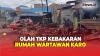 Usut Kebakaran Rumah yang Tewaskan Satu Keluarga Wartawan di Karo, Polisi Gelar Olah TKP