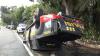 Mobil Polisi Kecelakaan di Jalan Adonis Samad Palangka Raya