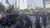 Anggota Polres Jakpus Terluka Kena Batu saat Amankan Demo BEM SI di Patung Kuda