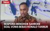 Ahmad Sahroni Kritik Vonis Bebas Ronald Tannur: Hakimnya Sakit!
