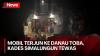 Detik-detik Dramatis Evakuasi Kades di Simalungun yang Mobilnya Terjun ke Danau Toba