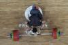 Lifter Indonesia Rizky Juniansyah Bersujud usai Rebut Medali Emas Olimpiade 2024