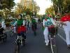 Bacagub NTB Umi Rohmi Gowes Bareng Relawan di Mataram, Pengunjung CFD Heboh