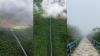 Viral Pemandangan Menakjubkan dari Kamera Drone Terlihat dari Atas Gunung Galunggung