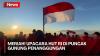 Ribuan Pendaki Gelar Upacara HUT Ke-79 RI di Puncak Gunung Penanggungan, Bentangkan Bendera 500 M