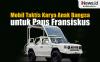 Infografis Maung MV3 Pope Mobile, Mobil Taktis Karya Anak Bangsa untuk Paus Fransiskus 