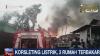 Kebakaran akibat Korsleting Listrik di Dumai, 3 Rumah Warga Ludes Dilahap Api