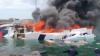 Detik-Detik Menegangkan Speedboat Rombongan Cagub Malut Terbakar Hebat, Warga Histeris