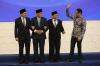 Ekspresi Nadiem Makarim Serahkan Jabatan kepada 3 Menteri Baru - Bagian 1