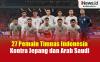 Infografis Daftar 27 Pemain Timnas Indonesia Vs Jepang dan Arab Saudi