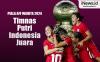Infografis Timnas Putri Indonesia Juara Piala AFF Wanita 2024