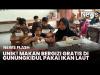 Uji Coba Makan Bergizi Gratis di Gunungkidul Pakai Menu Ikan Cakalang