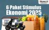 Infografis Daftar 6 Paket Stimulus Ekonomi 2025
