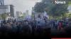 BEM SI Kembali Demo Tolak PPN 12 Persen, Jalan Medan Merdeka Barat Ditutup