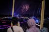 Foto-Foto Pesta Kembang Api Meriahkan Perayaan Malam Tahun Baru 2025 di TMII - Bagian 4