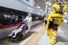 Stasiun Kereta Cepat Dihiasi Dekorasi Imlek - Bagian 2