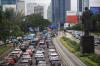 Lalin Kota Jakarta Macet Parah saat Libur Panjang Isra Mikraj dan Imlek  - Bagian 1
