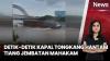 Detik-Detik Kapal Tongkang Muatan Kayu Tabrak Tiang Jembatan Mahakam di Samarinda