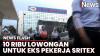 Disperinaker Sukoharjo Sediakan 10.000 Lowongan Kerja untuk Eks Pekerja Sritex
