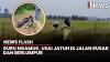 Viral! Guru Menangis Histeris Jatuh ke Lumpur, Jalan Rusak di Pandeglang Jadi Sorotan