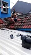 Tim SAR Evakuasi Keluarga yang Terjebak Banjir di Jabodetabek