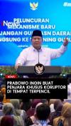 Prabowo Ingin Buat Penjara Khusus Koruptor di Pulau Terpencil