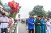 Potret Ribuan Umat Muslim Palembang Salat Idulfitri di Jembatan Ampera - Bagian 1