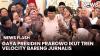 Momen Presiden Prabowo Belajar Tren TikTok Velocity Bersama Wartawan di Istana Merdeka