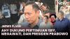 Menko AHY Pastikan Hubungan SBY, Presiden Prabowo dan Megawati Adem