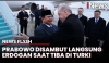 Tiba di Turki, Presiden Prabowo Disambut Pelukan Hangat Erdogan