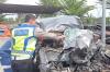 Kronologi Kecelakaan Bus Rombongan Bonek, Mobil BR-V Melaju Lawan Arah di Tol Pekalongan
