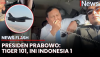 Momen Presiden Prabowo Berkomunikasi dengan Jet Tempur Angkatan Udara Yordania