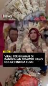 Viral Pernikahan di Bangkalan Disawer Uang Dolar hingga Euro