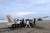 Pesawat Mendarat Darurat di Pantai Pangandaran, Diduga Gagal Mesin usai Lepas Landas