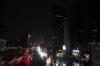 Penampakan Jakarta Gelap Gulita, Cahaya dari Lampu Kendaraan