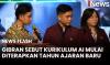 Gibran Ungkap Pelajaran AI Masuk Kurikulum SD hingga SMA Mulai Tahun Ajaran Baru
